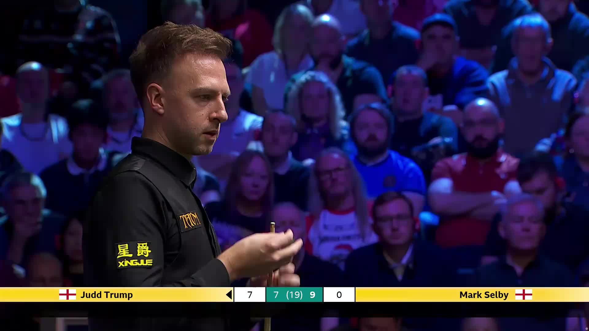 贾德·特鲁姆普VS马克·塞尔比 2025斯诺克英锦赛正赛 第二阶段 第九局