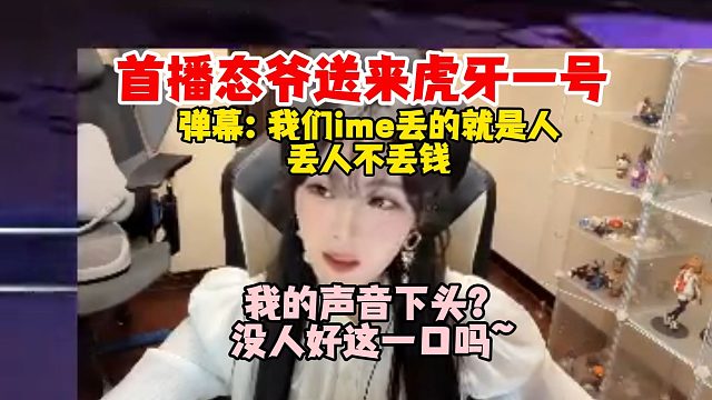 【解说凡凡】王姐虎牙首播姿态送来虎牙一号！弹幕：我们ime丢的就是人，丢人不丢钱~