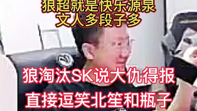 狼队输了，网友调侃SK大仇得报，直接逗笑北笙瓶子