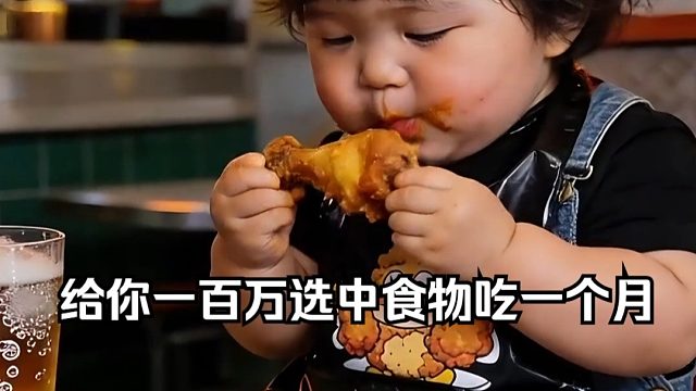 给你一千万，你一百天只能吃一种食物，你会选择哪种？