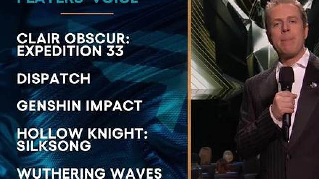 反转了！鸣潮 2025 TGA 击败原神！拿下玩家之声奖！ 反转了！鸣潮 2025 TGA 击败原神！战胜光与影 33号远征队！拿下玩家之声奖！1600星声到手！这次！我们是冠军！ 玩家之声奖