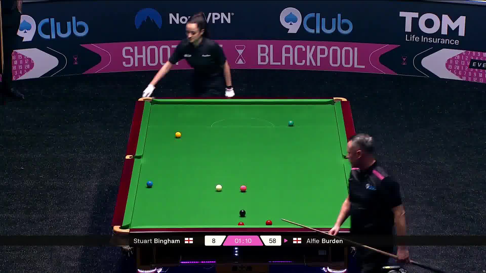 2025斯诺克单局限时赛  阿菲尔·伯顿的冠军制胜时刻