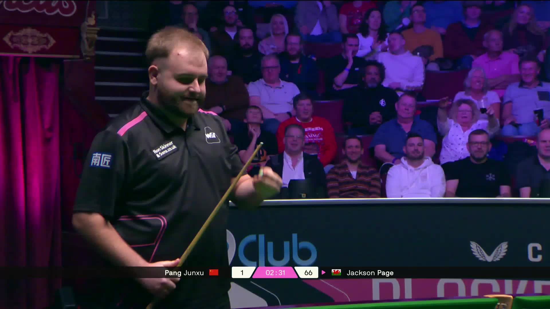 2025斯诺克单局限时赛  佩奇杆法展示时刻