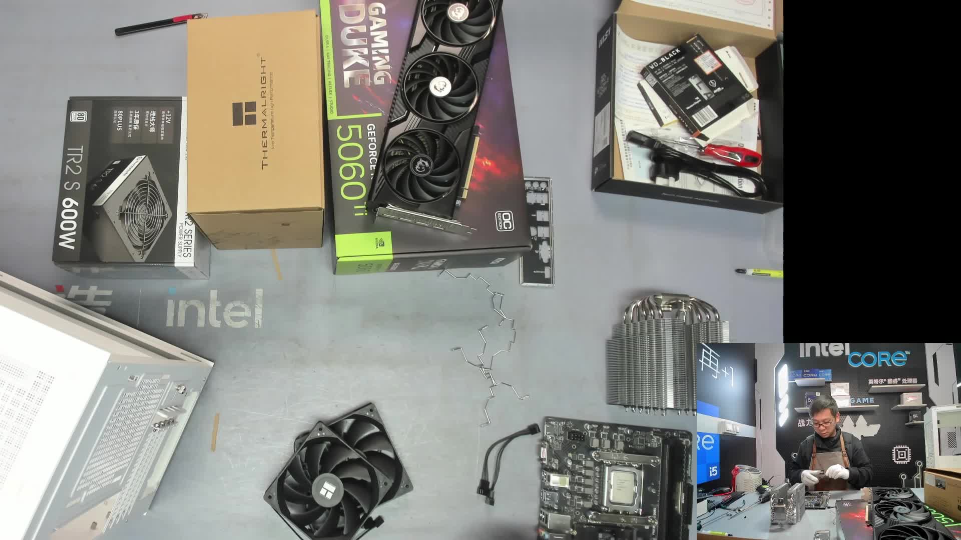 喀什 梦*的直播装机14600KF 5060Ti