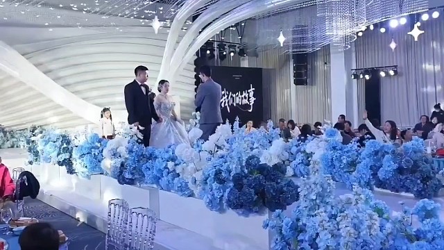 勇闯新人婚礼现场#小小小酷哥