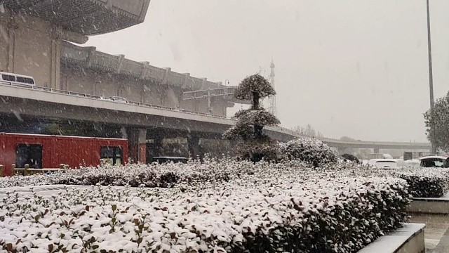 突如其来的大雪 好比你就在我旁边