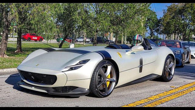 【4K60帧】超跑开会：400多辆超级跑车齐聚一堂，轰鸣咆哮！纯粹的声浪与加速！2025迈阿密跑车玩