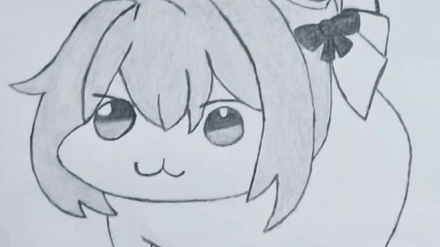 画了一个doro，祝大家每天都有欧润吉吃