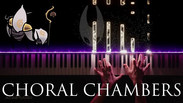 【4K60帧】特效钢琴《空洞骑士：丝之歌》OST「Choral Chambers」Piano Cov