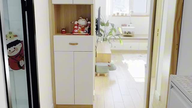 55平小户型套内39平是洒满房间的一天