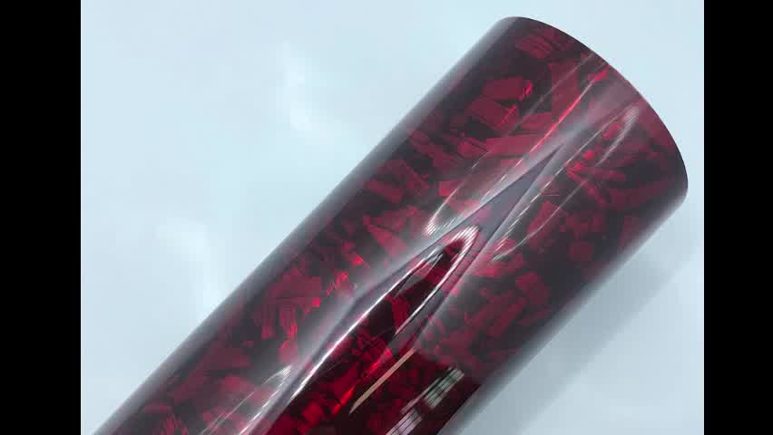 镭射花碳三色展示