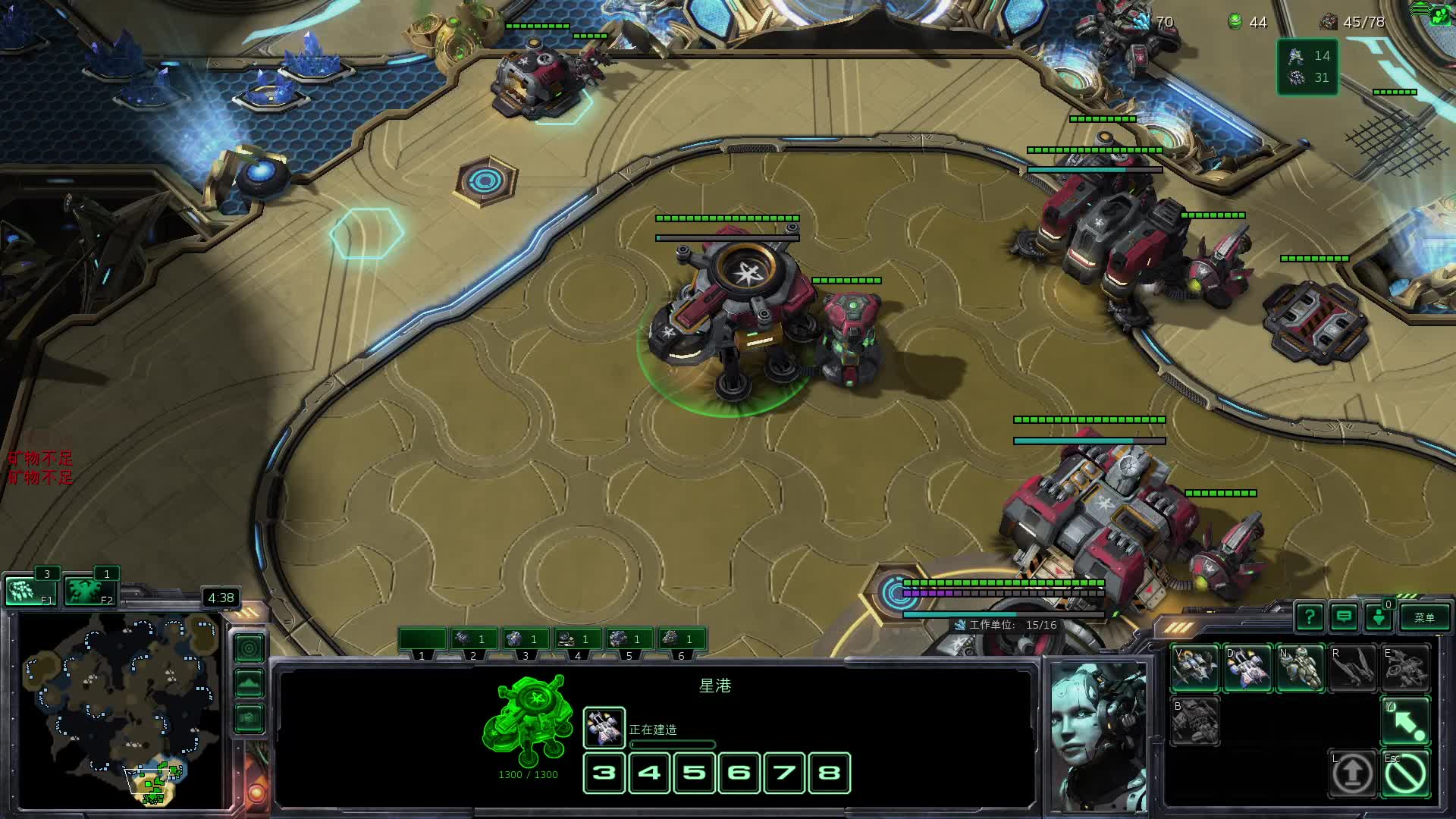 SC2萌新第一次赢专家人机，录像记录一下~