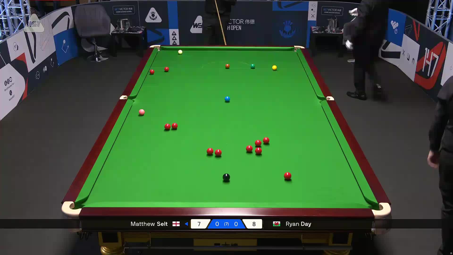 2025斯诺克苏格兰公开赛 马修·塞尔特 VS 瑞恩·戴 第一局