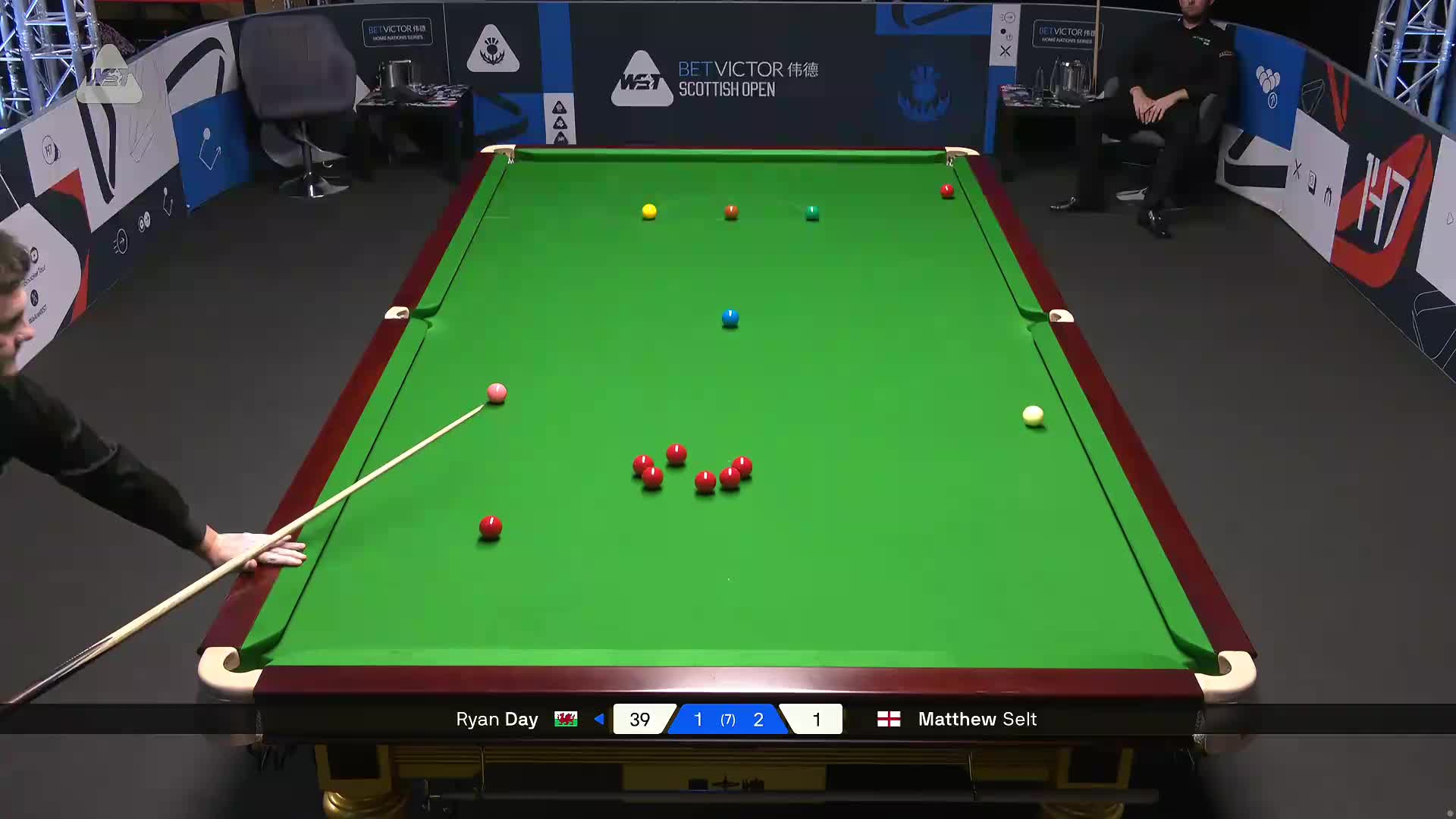 2025斯诺克苏格兰公开赛 马修·塞尔特 VS 瑞恩·戴 第四局