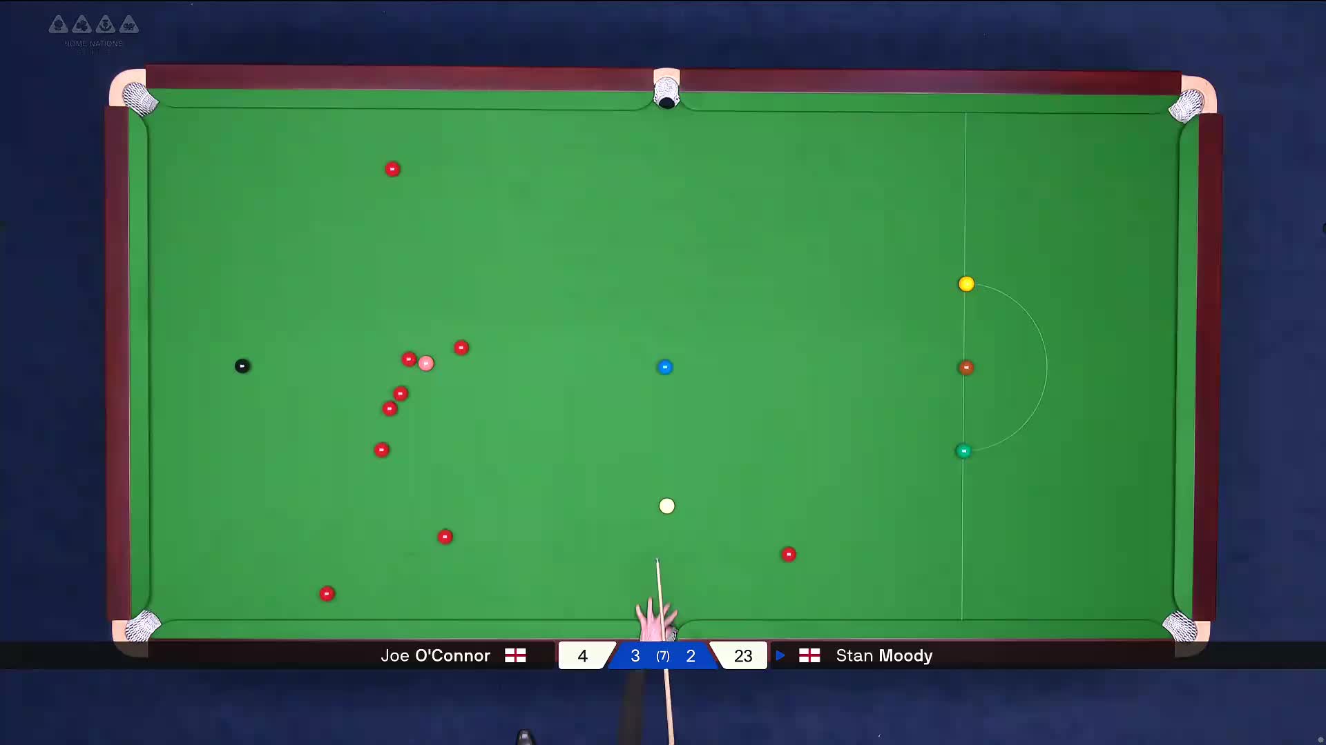 2025斯诺克苏格兰公开赛 乔·奥康纳 VS 斯坦·穆迪 第六局