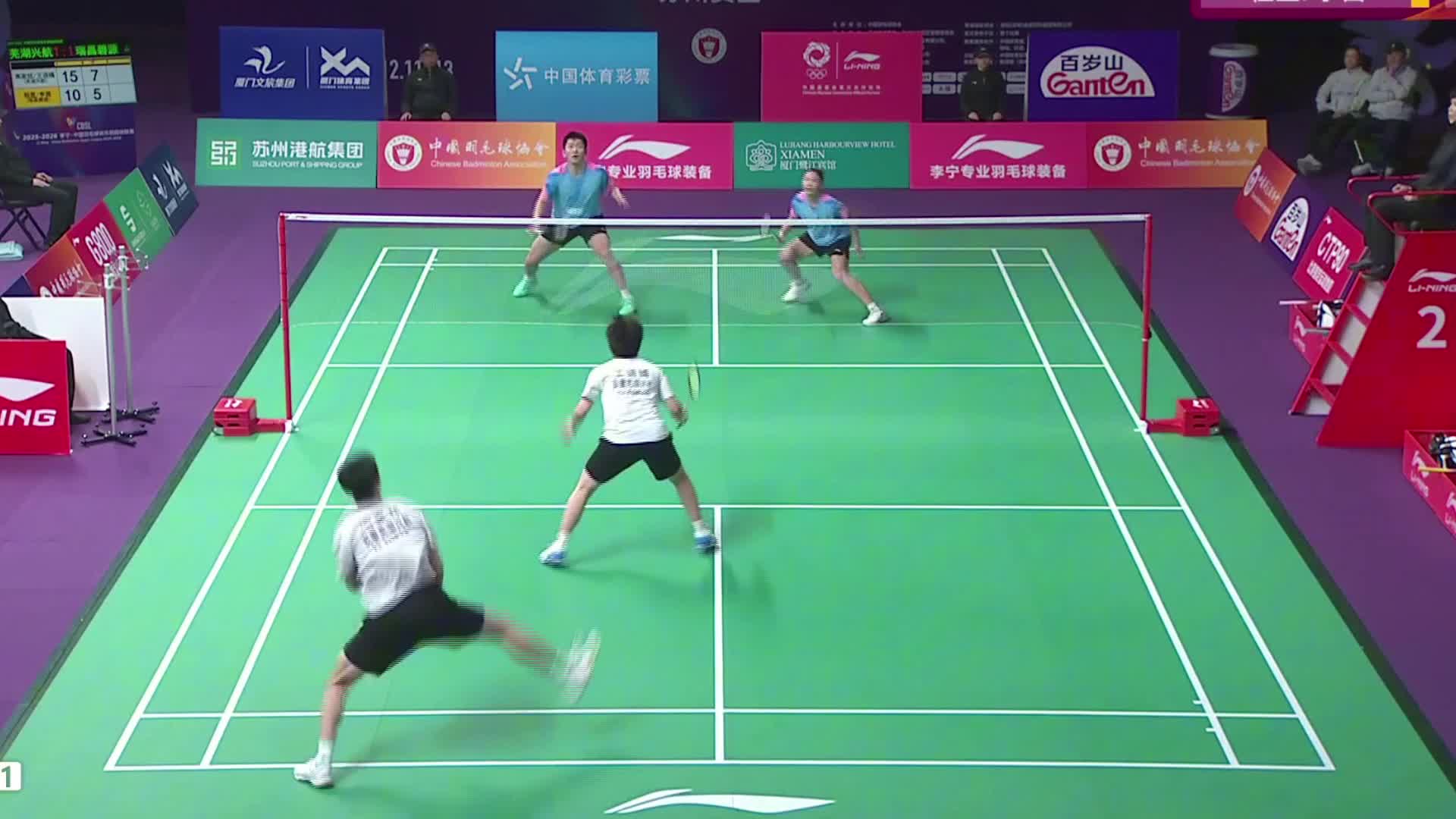 高家炫、王语嫣凭出色的应变能力，成功抵挡住了对手的反扑，并抓住机会扩大领先优势