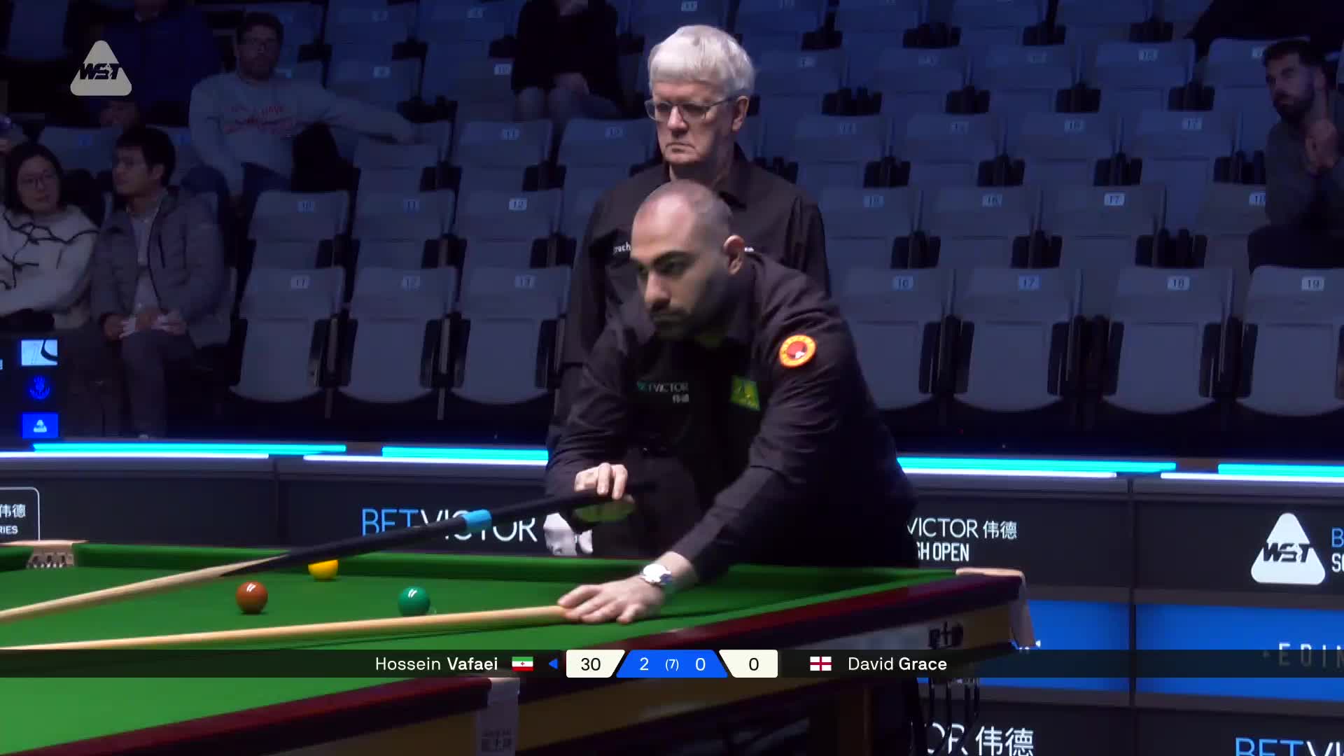 2025苏格兰公开赛 侯赛因·瓦菲 VS 大卫·格雷斯 第三局