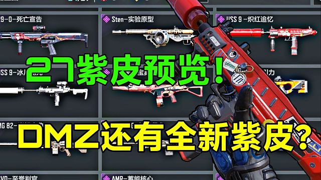 DMZ免费白嫖27个新紫皮？！质量能进心愿箱？