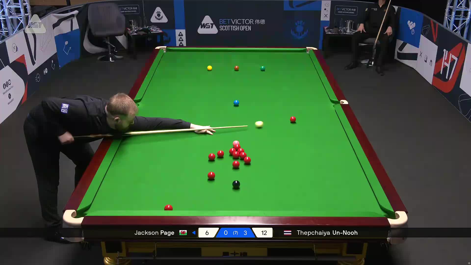 2025苏格兰公开赛 杰克逊·佩吉 VS 塔猜亚·乌诺 第四局