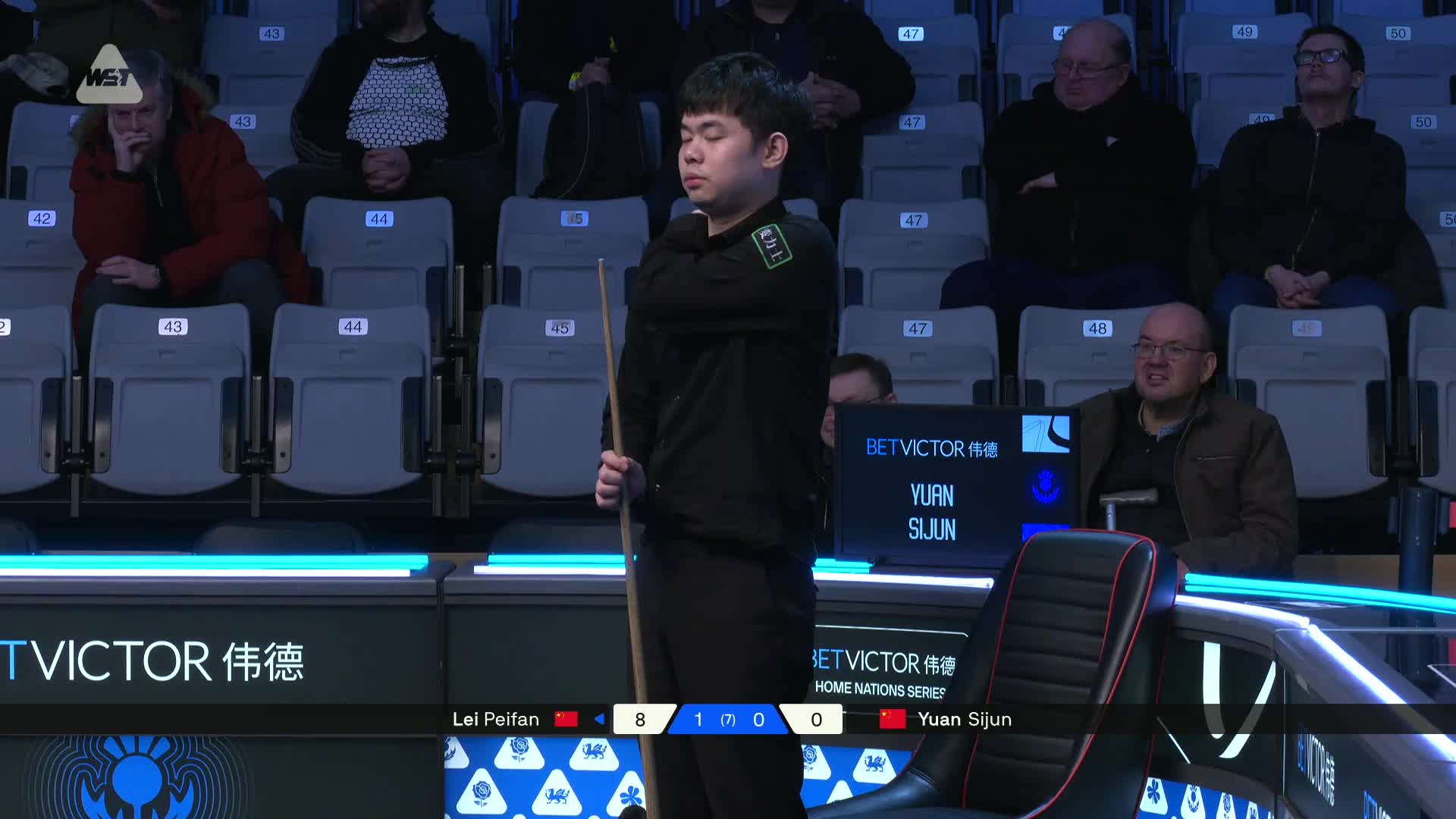 2025苏格兰公开赛 雷佩凡 VS 袁思俊 第二局