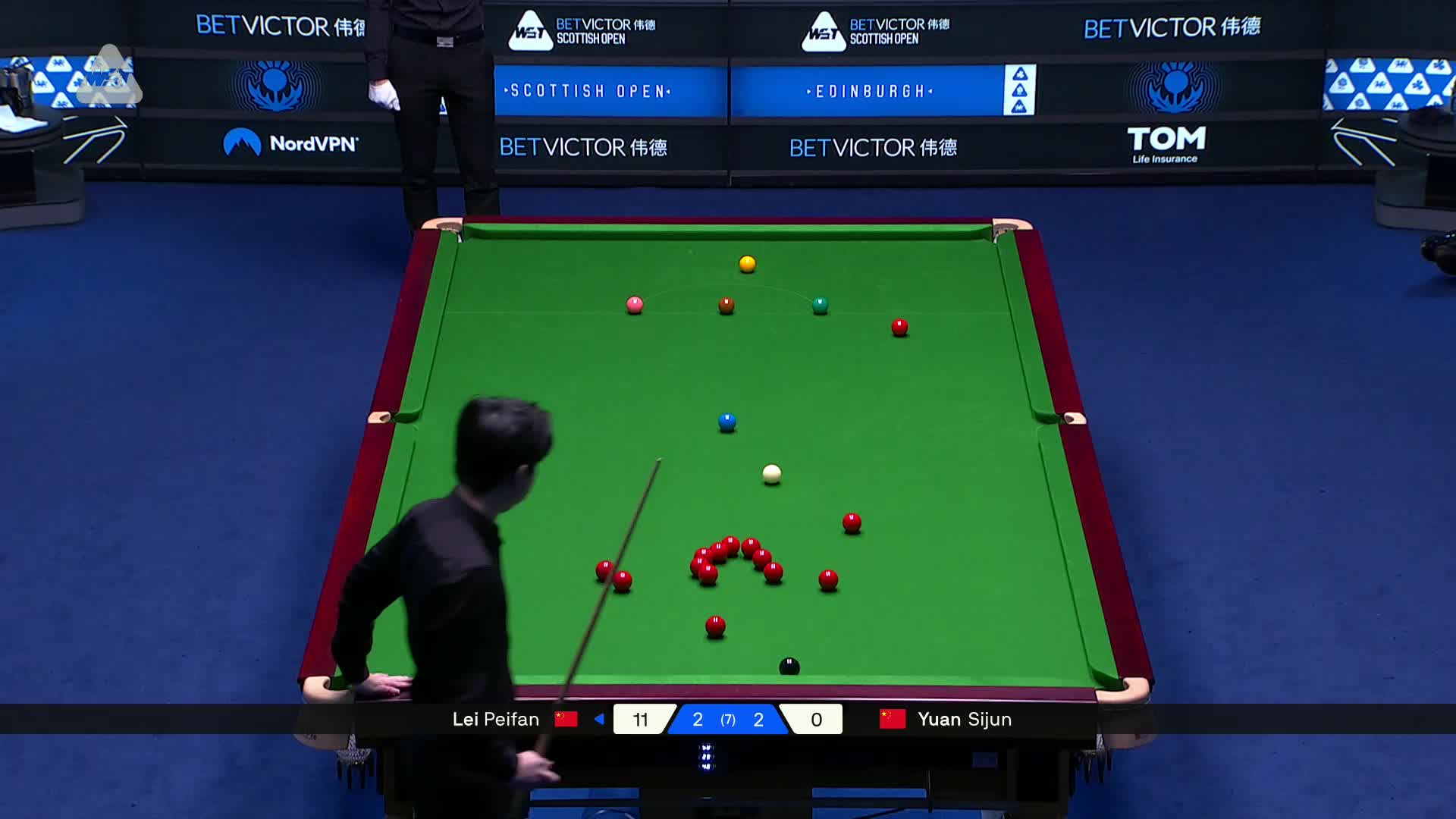 2025苏格兰公开赛 雷佩凡 VS 袁思俊 第五局