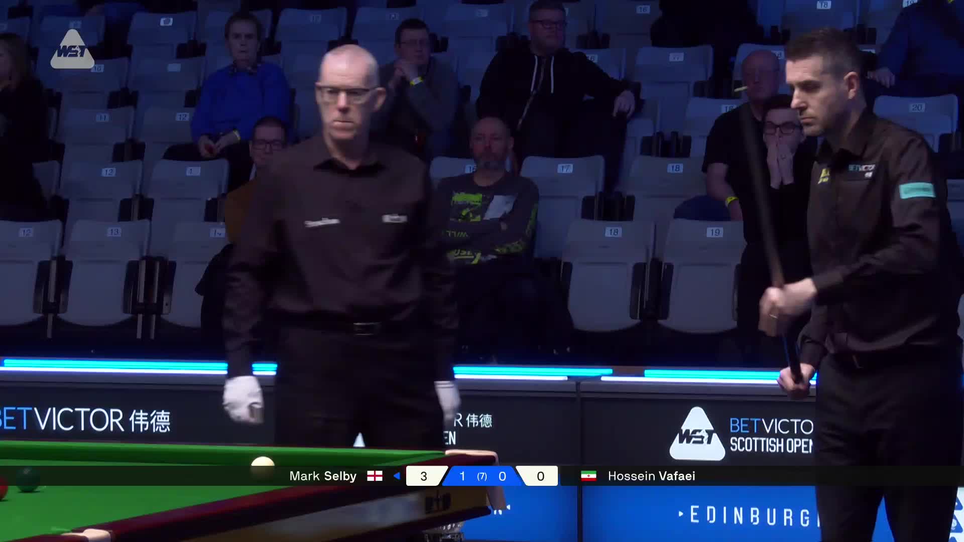 2025苏格兰公开赛 侯赛因·瓦菲 VS 马克·塞尔比 第二局