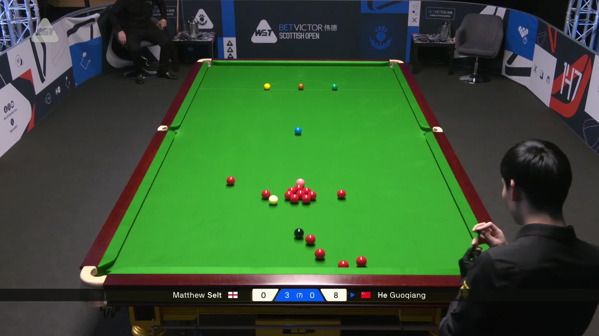 2025苏格兰公开赛 马修·塞尔特 VS 贺国强 第四局