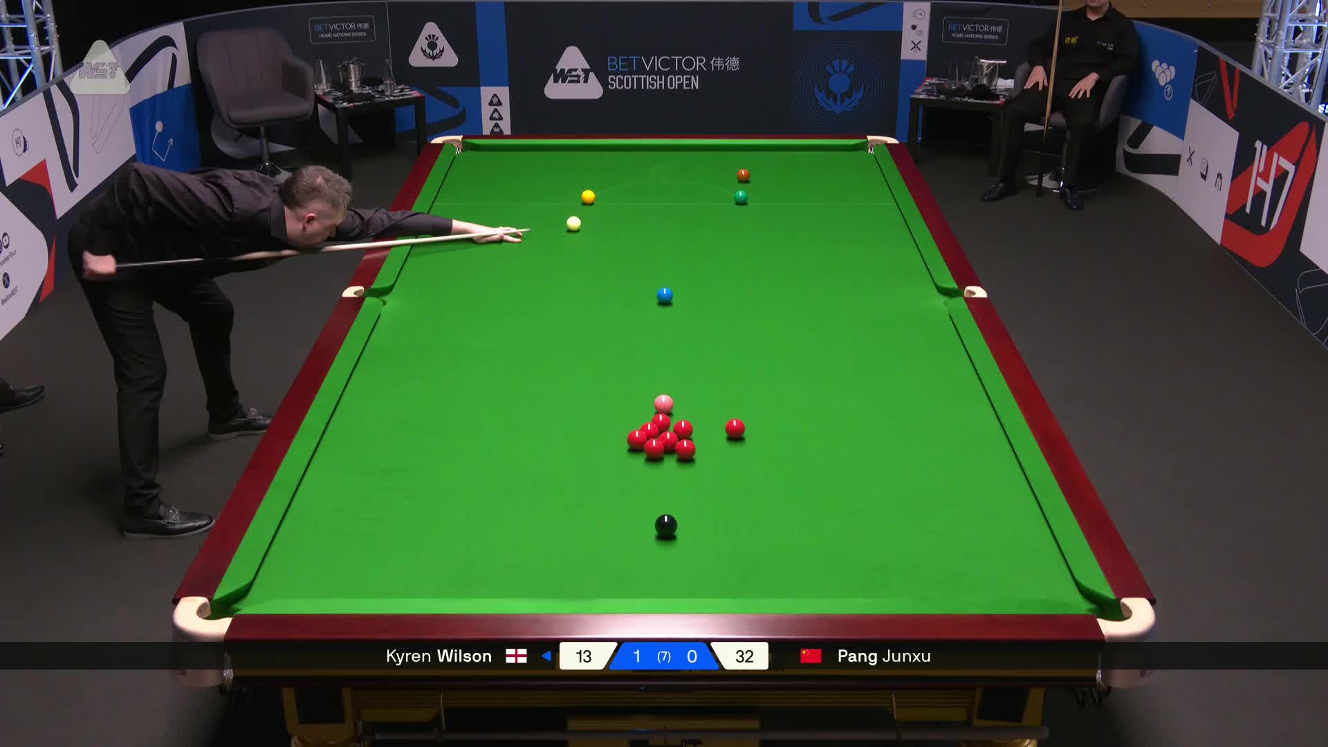 2025苏格兰公开赛 凯伦·威尔逊 VS 庞俊旭 第二局