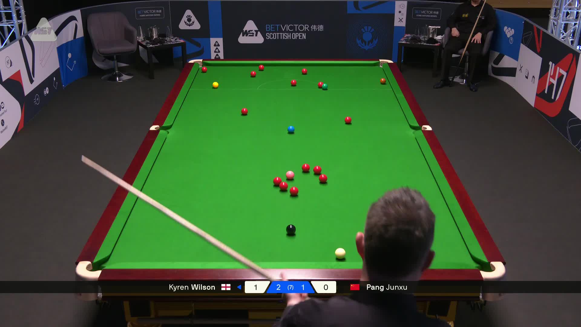 2025苏格兰公开赛 凯伦·威尔逊 VS 庞俊旭 第四局