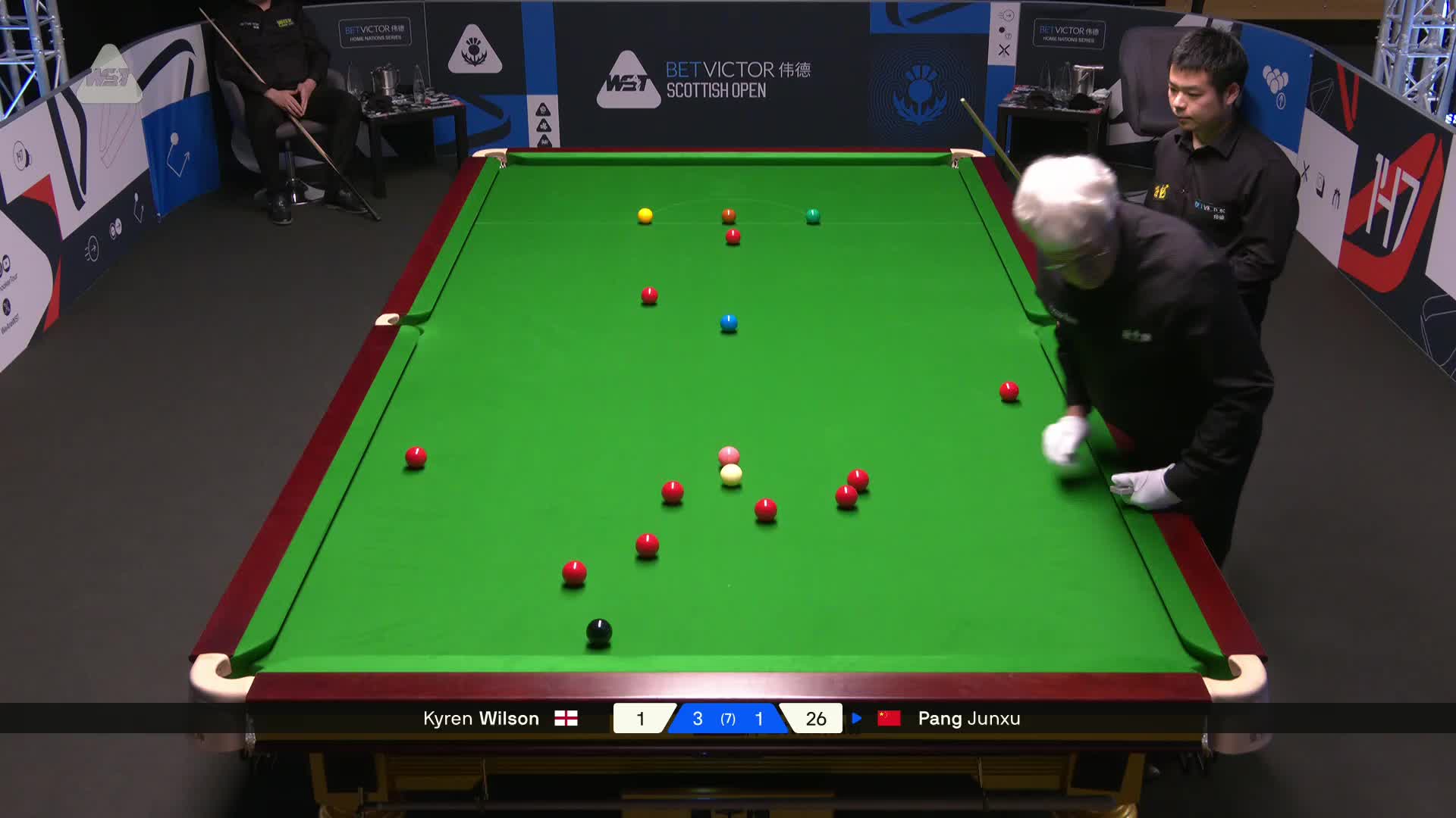 2025苏格兰公开赛 凯伦·威尔逊 VS 庞俊旭 第五局