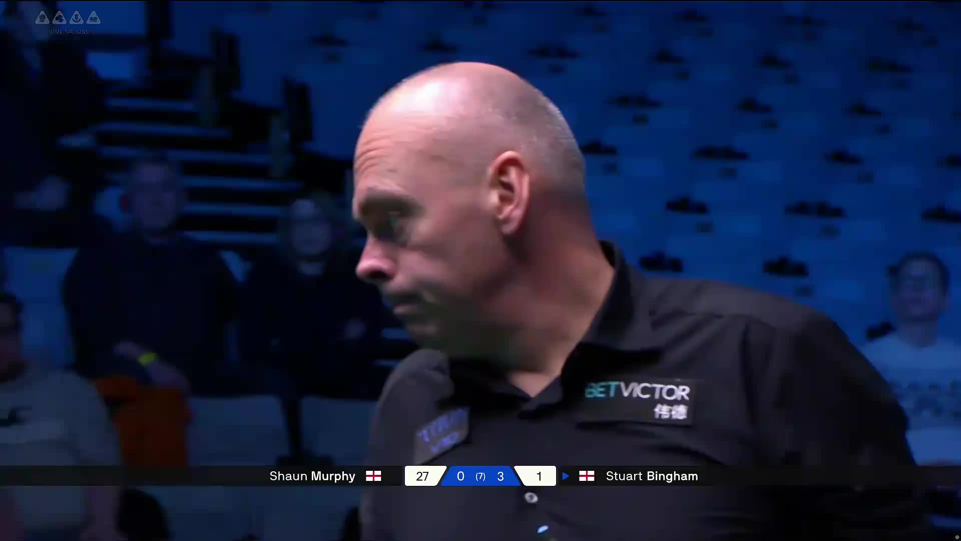 2025苏格兰公开赛 斯图尔特·宾汉姆 VS 肖恩·墨菲 第四局