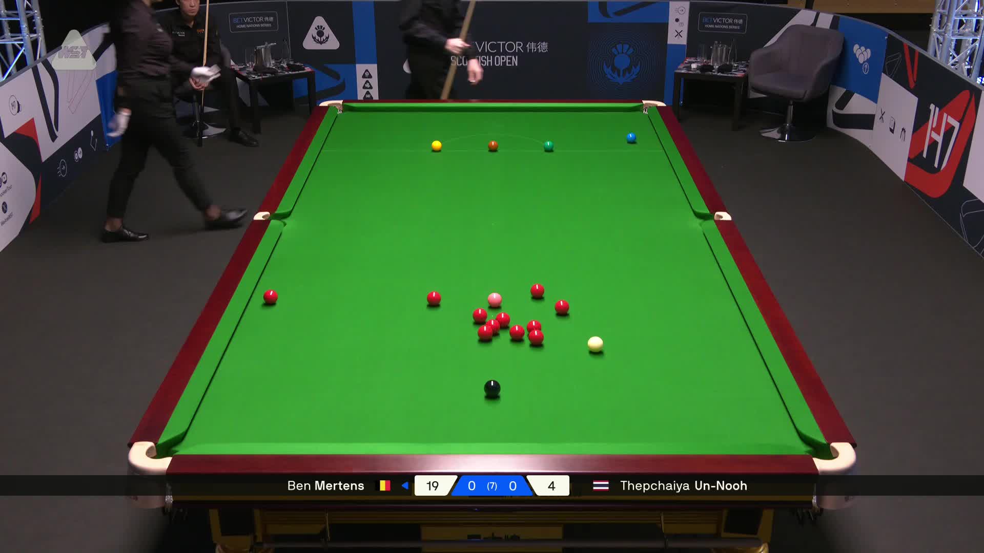 2025苏格兰公开赛 本·米尔滕斯 VS 塔猜亚·乌诺 第一局