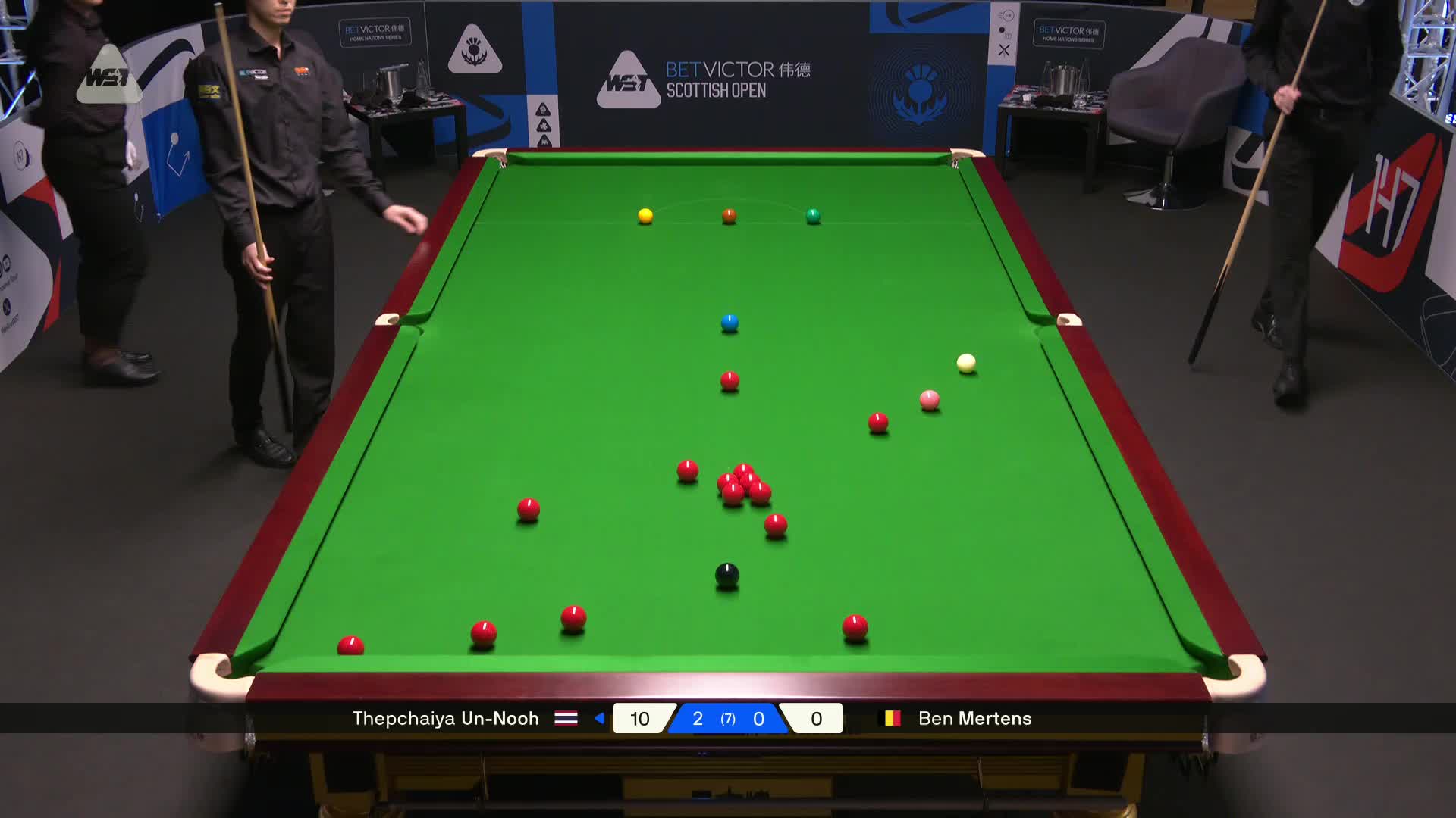 2025苏格兰公开赛 本·米尔滕斯 VS 塔猜亚·乌诺 第三局