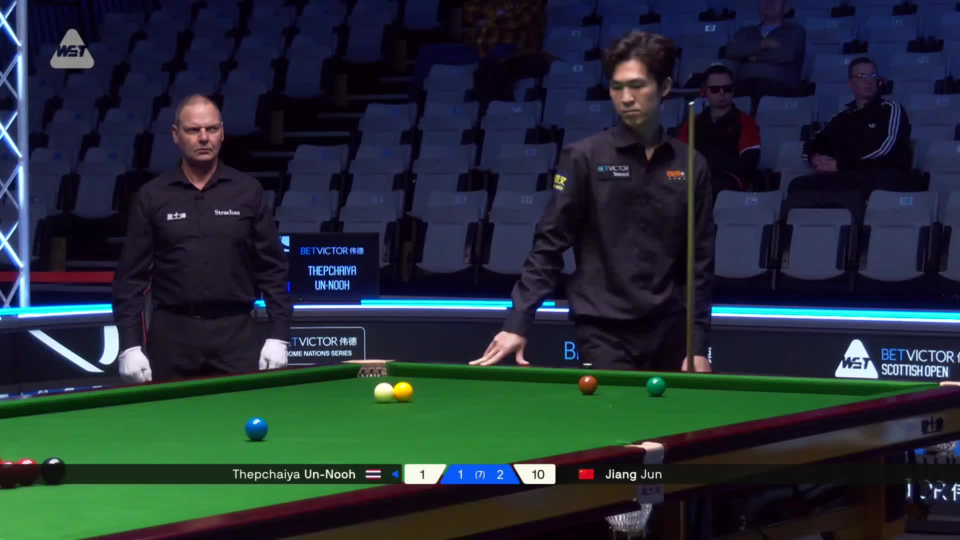 2025苏格兰公开赛 塔猜亚·乌诺 VS 江俊 第四局