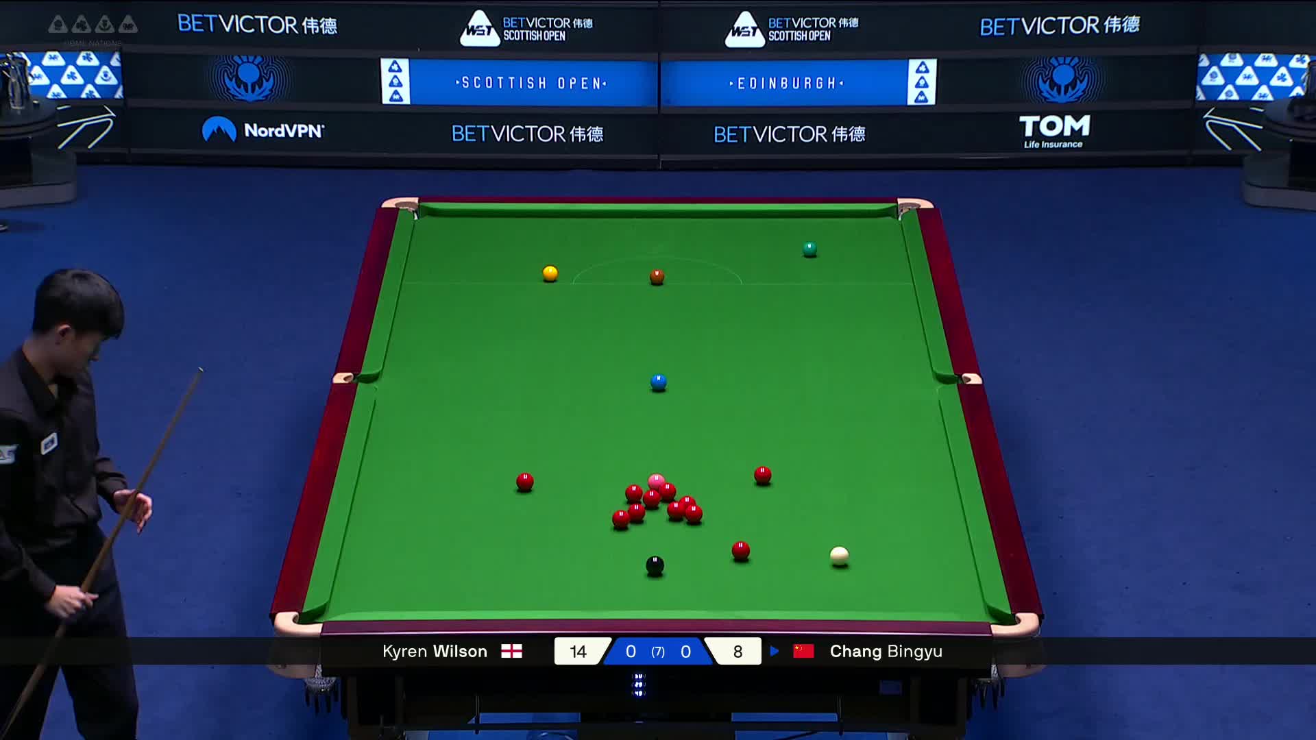 2025苏格兰公开赛	凯伦·威尔逊VS常冰玉 第一局