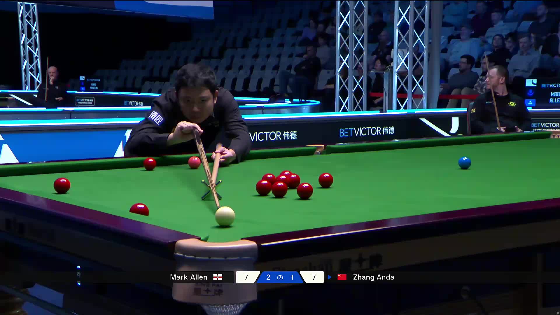 2025苏格兰公开赛 马克·艾伦VS张安达 第四局