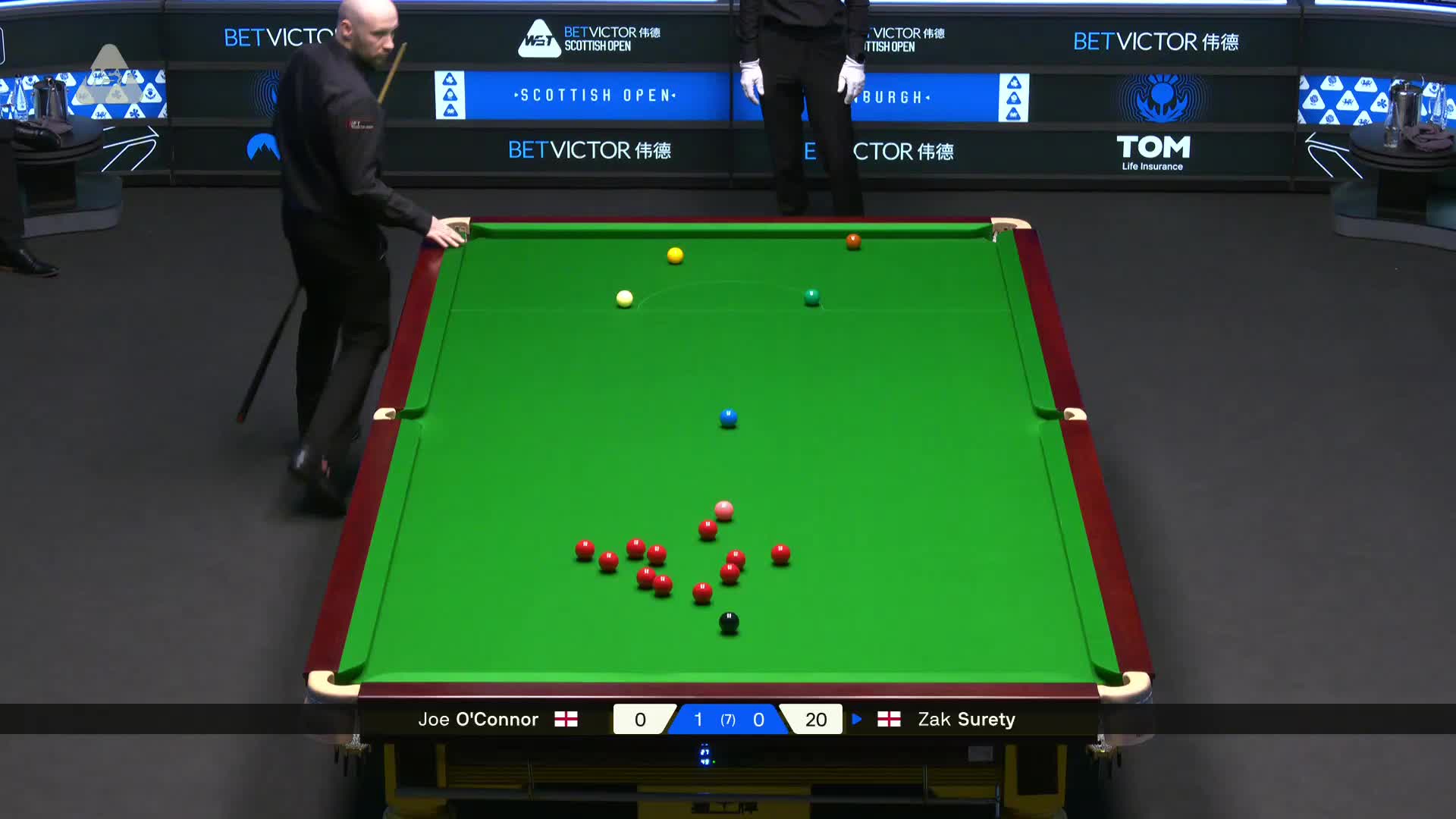 2025苏格兰公开赛 扎克·苏尔蒂VS乔·奥康纳 第二局