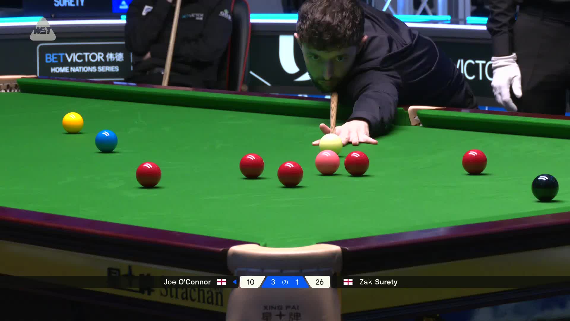 2025苏格兰公开赛 扎克·苏尔蒂VS乔·奥康纳 第五局