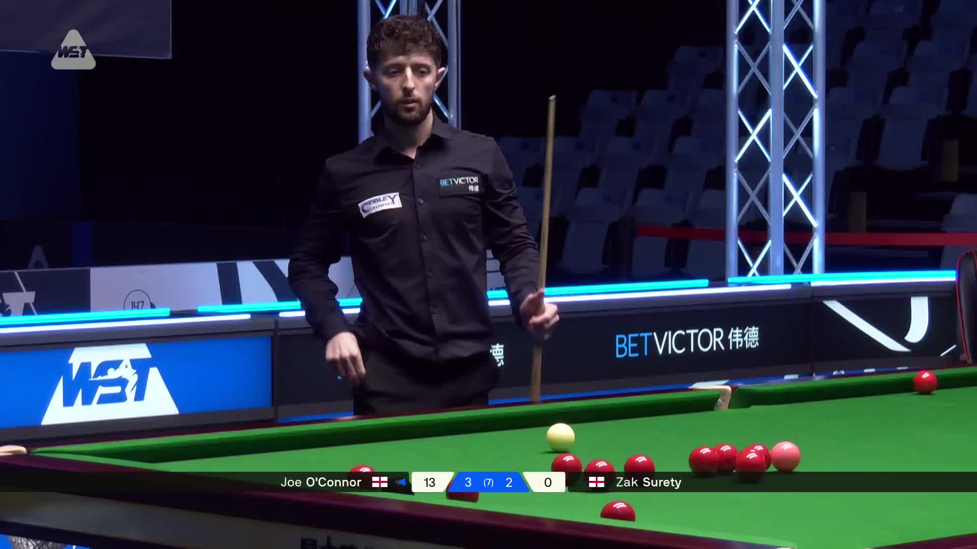 2025苏格兰公开赛 扎克·苏尔蒂VS乔·奥康纳 第六局