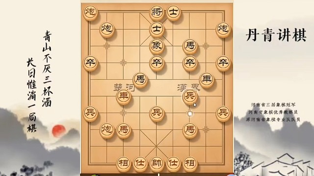 河南省冠军黄丹青讲棋，象棋怎么学，象棋教学，巡河车破解屏风马3卒，系统学习象棋