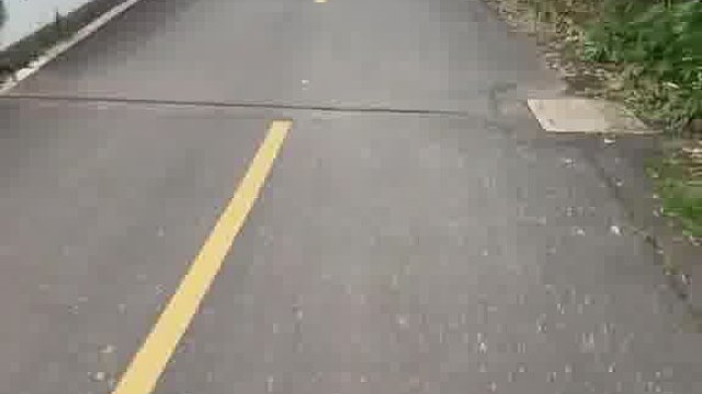 男生乘女友三轮车，乐极生悲，连人带车瞬间侧翻在地