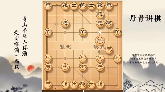 河南省冠军黄丹青讲棋，象棋怎么学，象棋教学，教学讲解巡河车破解屏风马3卒，系统学习象棋