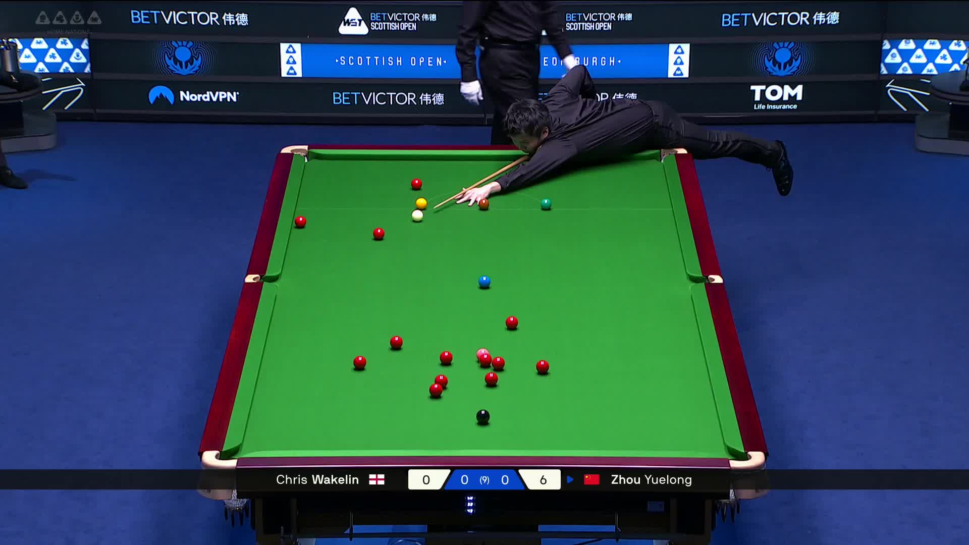 【第一局】克里斯·沃克林VS周跃龙 2025苏格兰公开赛