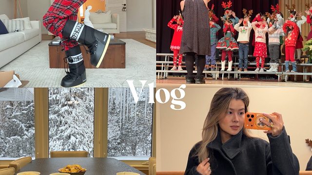 VlogAJ的圣诞表演新靴子开箱做饭日记