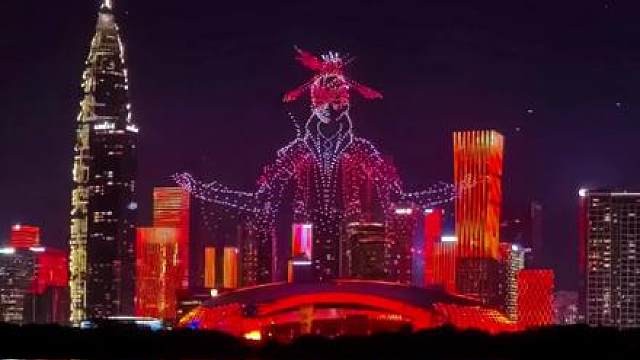 这是谁的DNA又动了，永劫无间嘉年华空降深圳！深圳湾2500架无人机表演 “永劫无间，江湖再会”