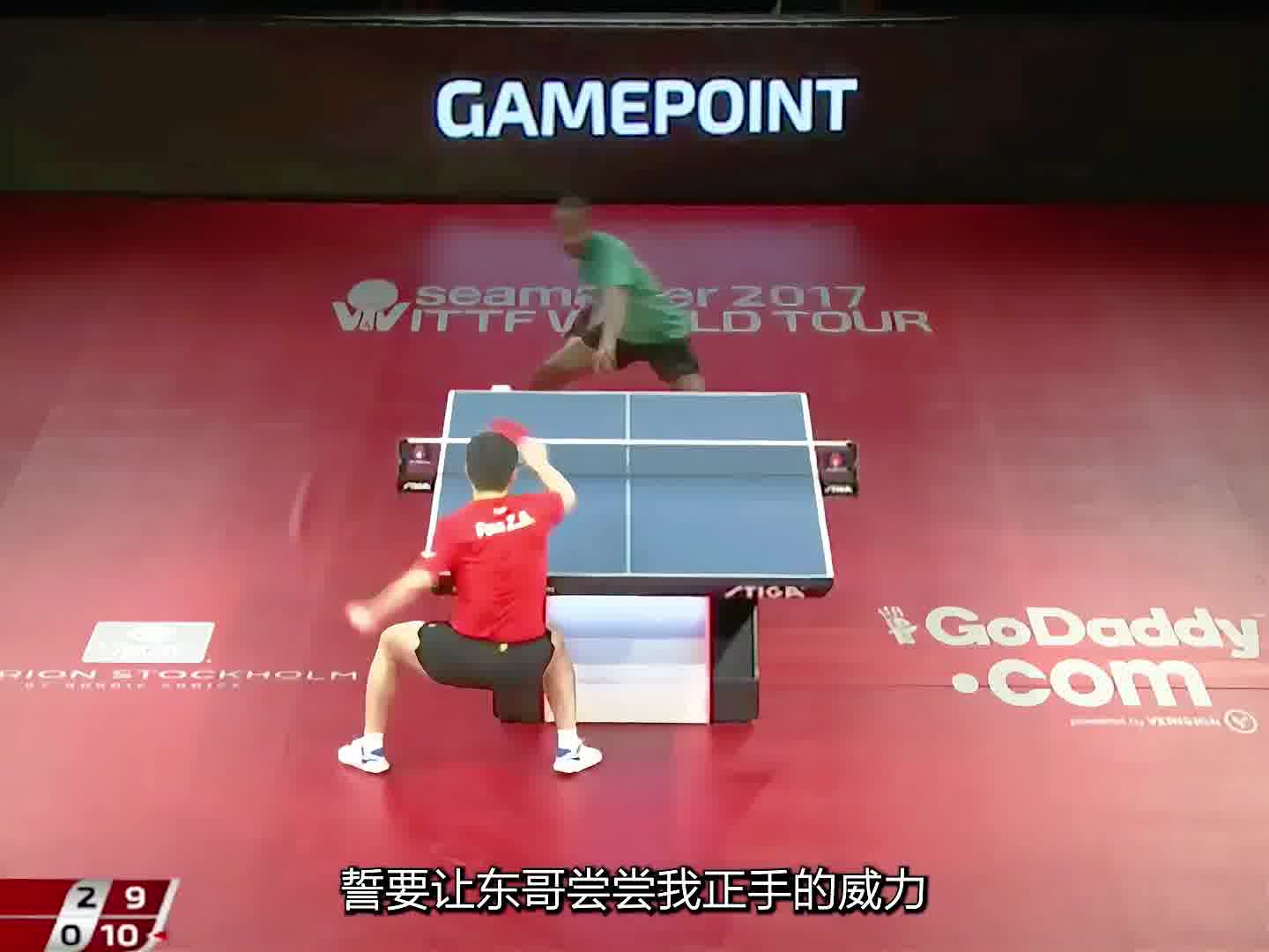 阿鲁纳誓要挑战樊振动的正手