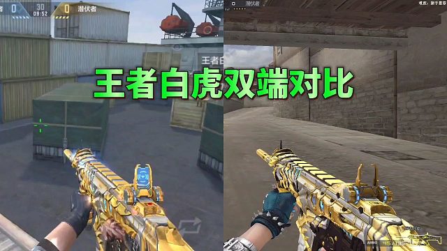 CF手游：同样都是王者白虎，这差别也太大了！