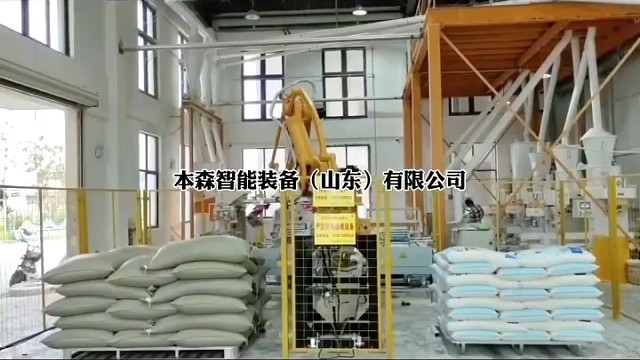 两种不同产品同时用机器人码垛#码垛机器人#码垛