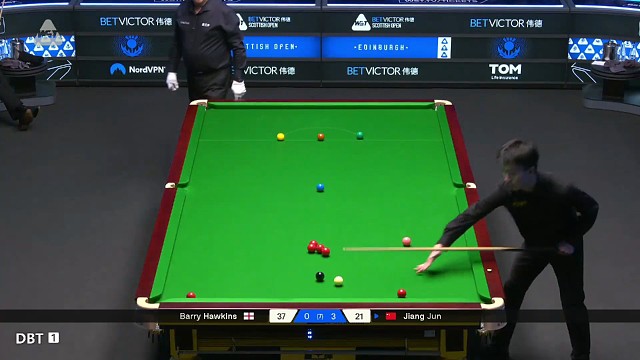 江俊犹如神助轻松战胜霍金斯