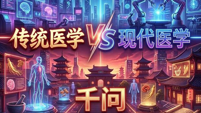 Gemini VS 通义千问 （现代医学VS传统医学）